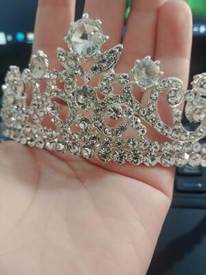 تاج من أحجار الراين الكريستالية - غطاء رأس أنيق للزفاف والحفلات الراقصة والمناسبات الخاصة للنساء والفتيات-B0FS1HHS2J