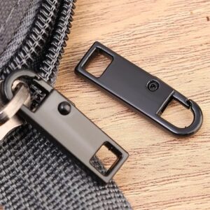 طقم تصليح فوري بديل لسحّاب معدني عالمي، قابل للفصل، مناسب للأمتعة والحقائب والملابس - ألوان عشوائية (5)-B0FQG4FVBX