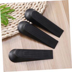 2 مانعات للأبواب، مانعات للانزلاق، تصميم مقاوم للتآكل، مادة مقاومة للاهتراء، تمنع إصابات الأصابع عند الاصطدام (أسود)-B0FRSZP9Z7