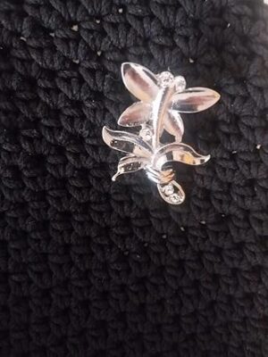 (قطعة واحدة) حقيبة يد كروشيه مطرزة يدويًا - حقيبة كتف كبيرة 30 * 35 سم - أسود-B0FSD2H3KM