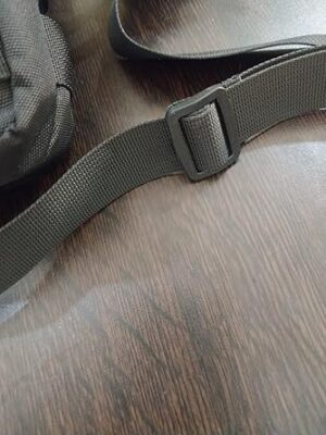 حقيبة كتف تكتيكية سوداء - حقيبة كروس عسكرية بحزام قابل للتعديل، حقيبة متعددة الجيوب (15×12 سم)-B0FSDNXGGN