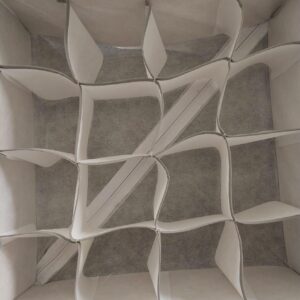 منظم أدراج قماشي قابل للطي من ماي سوق - صندوق تخزين 16 خلية للملابس الداخلية والجوارب وربطات العنق والإكسسوارات - فاصل خزانة موفر -B0FR1WDHRK