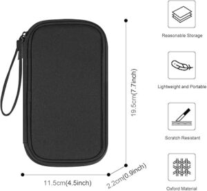 حقيبة تخزين إلكترونية لتنظيم الهواتف المحمولة، وباور بانك، والكابلات، وسماعات الأذن، وحقيبة حمل لحزام الساعة (مقاس 11×19 سم)-B0FR9M9R8T