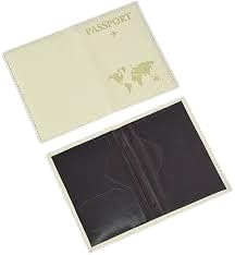 حامل جواز سفر جلدي للزوجين هدايا زفاف جديدة حقيبة وثيقة السفر غطاء جواز السفر حقيبة جواز السفر حامل بطاقة العمل بولي يوريثين (أسود)-B0FSYMVMPL