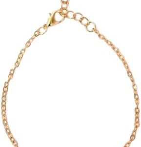 سوار أنيق ذهبي اللون للنساء بتصميم إنفينيتي - سلسلة حلقات أنيقة وقابلة للتعديل - هدية مثالية للحب والصداقة والحياة الأبدية-B0FV373JW9