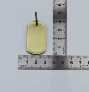 سلسلة مفاتيح معدنية للكلاب مع بصمة مخلب - سلسلة مفاتيح متينة لتعريف الحيوانات الأليفة، 2 × 4 سم-B0FSZLD5YK