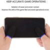 أكمام أصابع الألعاب الاحترافية (عبوة من زوج واحد) - مضادة للتعرق، عالية الحساسية للمس - أكمام إبهام قابلة للتنفس وغير قابلة للانزلاق لألعاب الهاتف المحمول، لون عشوائي-B0FTZ4JHZS