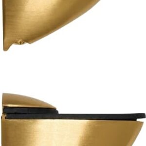 مجموعة حوامل أرفف زجاجية حديثة (قطعتان) - مشابك دعم معدنية فاخرة للتثبيت على الحائط (4.5 سم × 4.5 سم)-B0FTVNS3DP