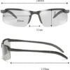 نظارات شمسية رياضية خفيفة الوزن بدون إطار - حماية من الأشعة فوق البنفسجية، إطار متين ومريح للأنشطة الخارجية-B0FT86W4SS