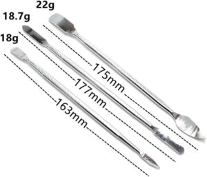 مجموعة أدوات فك وتركيب الهاتف المحمول (3 قطع) من المعدن، أداة فك وتركيب الهاتف المحمول، قضيب فك رفيع من الفولاذ المقاوم للصدأ،B0FT7TPR6G