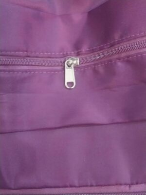 حقيبة بعجلات، حقيبة أمتعة قابلة للطي، حقيبة حمل قابلة للتمدد مع عجلات قابلة للفصل، حقيبة دافل جافة ورطبة للنساء والرجال (أرجواني داكن) 65 × 55 سم-B0FTVCJS6Z