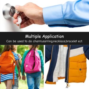 علامات تعريف شخصية للكلاب، علامات تعريفية ملونة مضادة للضياع على شكل قمر من الفولاذ المقاوم للصدأ للكلاب والقطط الكبيرة أو الصغيرة (أسود)-B0FSZZ4HMT