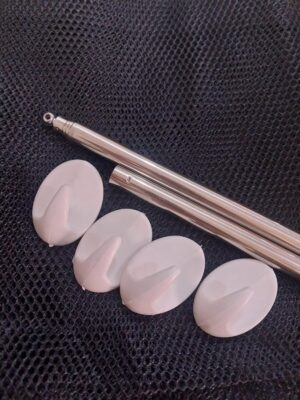 بوابة أمان محمولة شبكية للحيوانات الأليفة - سهلة التركيب للمداخل والممرات (180 سم × 72 سم)-B0FTF8VVHQ