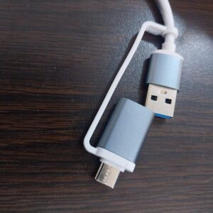 موزع USB مزدوج التوصيل (4 في 1 USB-A وUSB-C) يعد هذا الموزع أداة لا غنى عنها لتحقيق أقصى استفادة-B0FT8RQ5SH