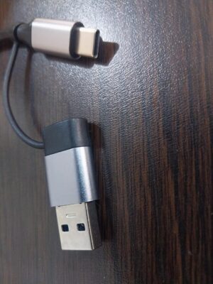 محول متعدد المنافذ USB-C (5 في 1)، محول Type-C من الألومنيوم مع 3 منافذ USB 3.0، قارئ بطاقات SD/TF-B0FT8LSBW6