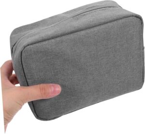 حقيبة سفر محمولة لتنظيم الأجهزة الإلكترونية والكابلات (أسود) (17 × 10 سم)-B0FTM7NG45-B0FTMDK9WB