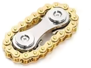 سلسلة مفاتيح فاخرة بمعدات ميكانيكية للرجال هندسية معدنية متينة لهدايا الدراجات-B0G1L1MFMJ