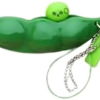 سلسلة مفاتيح مصنوعة من فول الصويا والبازلاء من شركة Squeeze-a-bean للهواتف المحمولة والمفاتيح - باللون الأخضر-B0G2GF5LV1