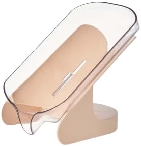 B0FZKQ4NGM- (1pcs) Self-Draining Waterfall Soap Dish - Modern Sloped Design for Bathroom & Kitchen