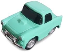 نموذج سيارة مصغر (لون/أخضر نعناعي) - قطعة ديكورية مقاس 3 سم × 6 سم-B0G1MX19CY