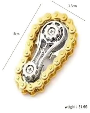 سلسلة مفاتيح فاخرة بمعدات ميكانيكية للرجال هندسية معدنية متينة لهدايا الدراجات-B0G1L1MFMJ