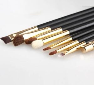 مجموعة فرش مكياج احترافية فاخرة (12 قطعة)-B0G1YM34Z9