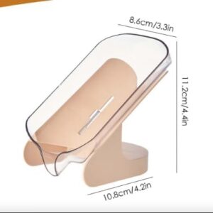 31K5Zpo4s+L._AC_ B0FZKQ4NGM- (1pcs) Self-Draining Waterfall Soap Dish - Modern Sloped Design for Bathroom & Kitchen