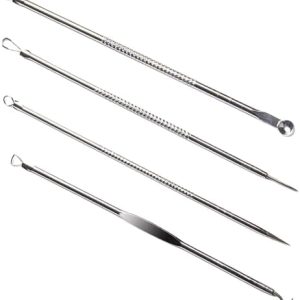 مجموعة إبر حب الشباب (4 قطع)، علاج الرؤوس السوداء والبثور-B0G1MYRPHX