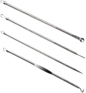 مجموعة إبر حب الشباب (4 قطع)، علاج الرؤوس السوداء والبثور-B0G1MYRPHX