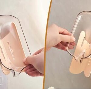 31lcz4JvNiL._AC_ B0FZKQ4NGM- (1pcs) Self-Draining Waterfall Soap Dish - Modern Sloped Design for Bathroom & Kitchen
