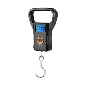 ميزان أمتعة معلق محمول بشاشة LCD ذات إضاءة خلفية زرقاء-B0G1YBY63P