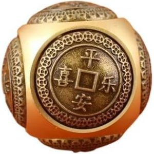 أداة دوارة من البرونز بستة وجوه لتخفيف التوتر و لتخفيف القلق-B0G1MT393S