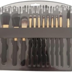 مجموعة فرش مكياج احترافية فاخرة (12 قطعة)-B0G1YM34Z9