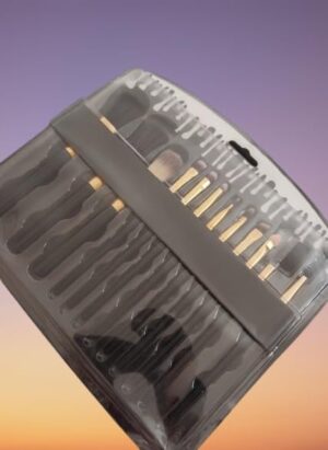 مجموعة فرش مكياج احترافية فاخرة (12 قطعة)-B0G1YM34Z9