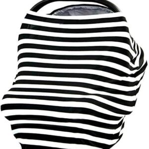 Nursing Breastfeeding Cover Baby Car Seat Cover Canopy Stretchy Carseat Canopy Grocery-B0FZ43R36W