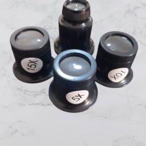 مجموعة عدسات مكبرة احترافية للمجوهرات  (4 قطع)-B0G1SMKL16