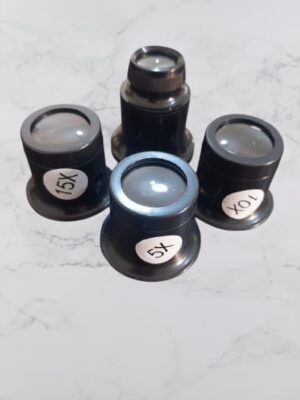 مجموعة عدسات مكبرة احترافية للمجوهرات  (4 قطع)-B0G1SMKL16