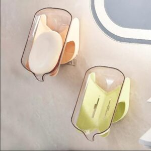 41lil5Q4FdL._AC_ B0FZKQ4NGM- (1pcs) Self-Draining Waterfall Soap Dish - Modern Sloped Design for Bathroom & Kitchen