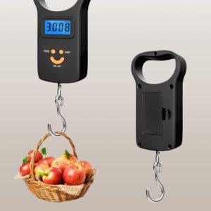 ميزان أمتعة معلق محمول بشاشة LCD ذات إضاءة خلفية زرقاء-B0G1YBY63P