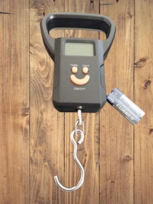 ميزان أمتعة معلق محمول بشاشة LCD ذات إضاءة خلفية زرقاء-B0G1YBY63P