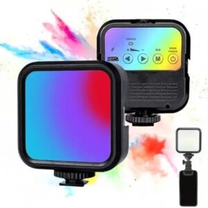 51AYmx9W3gL._AC_SX569_ ضوء فيديو LED WL-R1 RGB إضاءة احترافية كاملة الألوان للكاميرا-B0G2F939MB