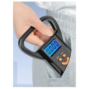 ميزان أمتعة معلق محمول بشاشة LCD ذات إضاءة خلفية زرقاء-B0G1YBY63P