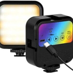 51Et0DUXG0L._AC_SX569_ ضوء فيديو LED WL-R1 RGB إضاءة احترافية كاملة الألوان للكاميرا-B0G2F939MB