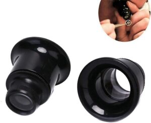 مجموعة عدسات مكبرة احترافية للمجوهرات  (4 قطع)-B0G1SMKL16