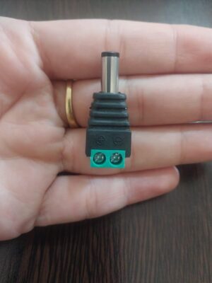 موصل طاقة تيار مستمر بمقبس ذكر مع محول كتلة طرفية لولبية - محول 12 فولت / 5 فولت بدون لحام-B0G2M8PRY3