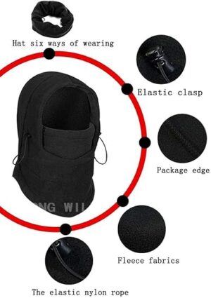 قناع الوجه الشتوي، غطاء الرأس، خوذة الحماية، قبعة البالاكلافا، غطاء الرأس، لعبة، قناع الرياح في الهواء الطلق.-B0G2KB6FKY