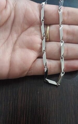 سوار/قلادة رجالي بسلسلة ثقيلة - فولاذ مقاوم للصدأ فاخر - B0G1Z4SFJ7