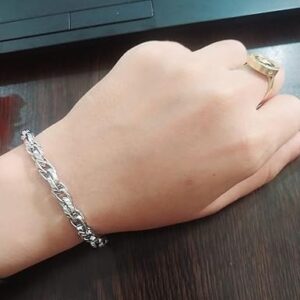 61Z8M1F-ymL._AC_SX385_ (1) سوار/قلادة رجالي بسلسلة ثقيلة - فضي اللون، مقاس 20 سم A1-B0G2GRJCJW