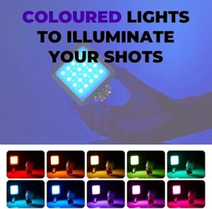 ضوء فيديو LED WL-R1 RGB  إضاءة احترافية كاملة الألوان للكاميرا-B0G2F939MB