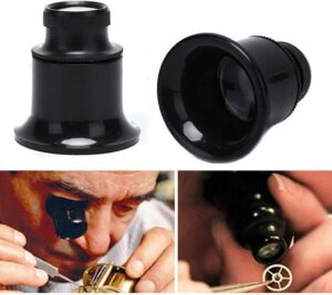 مجموعة عدسات مكبرة احترافية للمجوهرات  (4 قطع)-B0G1SMKL16